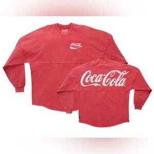 Coca Cola Red Long Sleeve Spirit Jersey Size Men Women XS